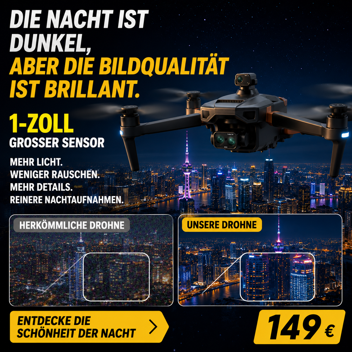 XIETANYI Falcon T20-Wärmebilddrohne