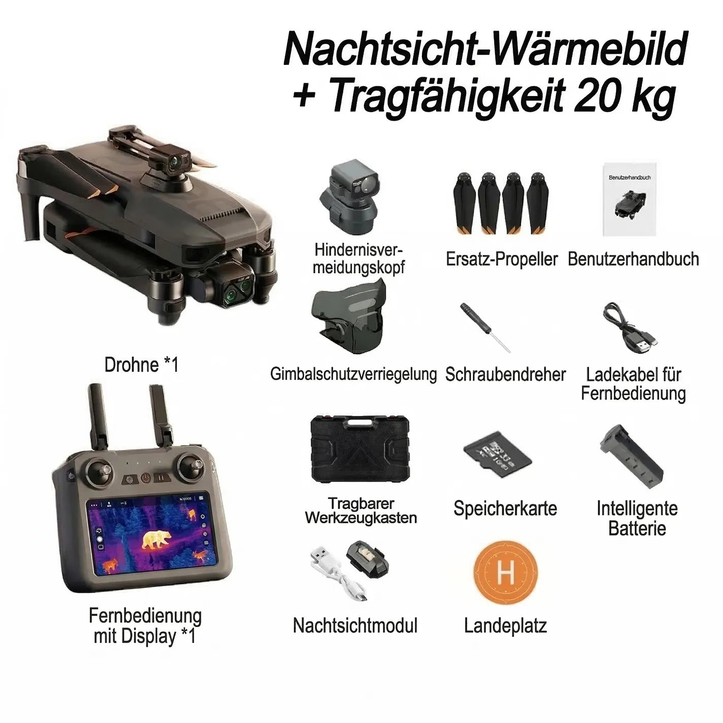 XIETANYI Falcon T20-Wärmebilddrohne